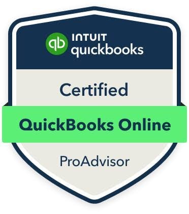 Certified QuickBooks ProAdvisor badge